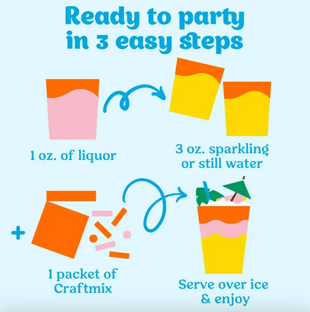 Craftmix - Cranberry Vanilla Cocktail / Mocktail Mixer