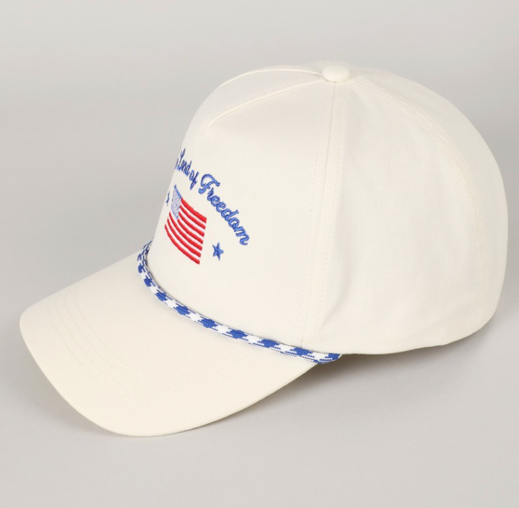 The Land of Freedom Trucker Hat - (Blue)