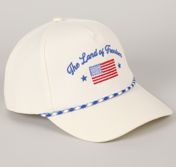 The Land of Freedom Trucker Hat - (Blue)