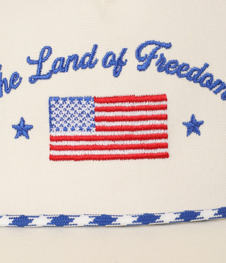 The Land of Freedom Trucker Hat - (Blue)