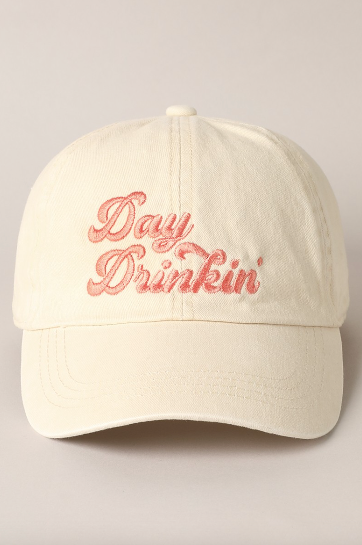 Day Drinkin' Baseball Cap (Beige)