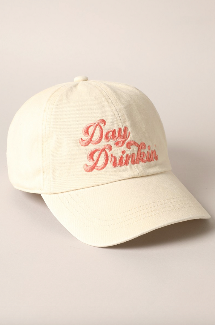 Day Drinkin' Baseball Cap (Beige)