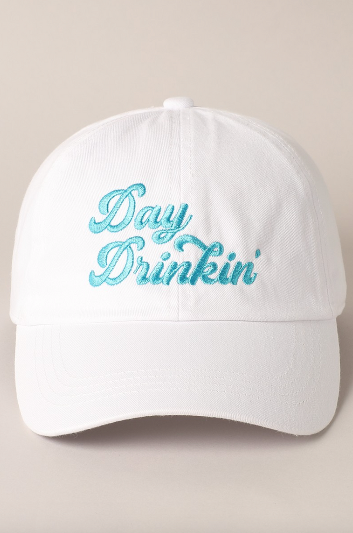 Day Drinkin' Baseball Cap (White)