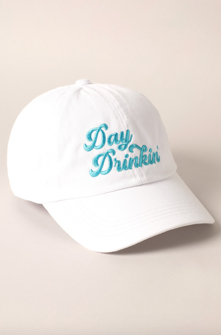 Day Drinkin' Baseball Cap (White)