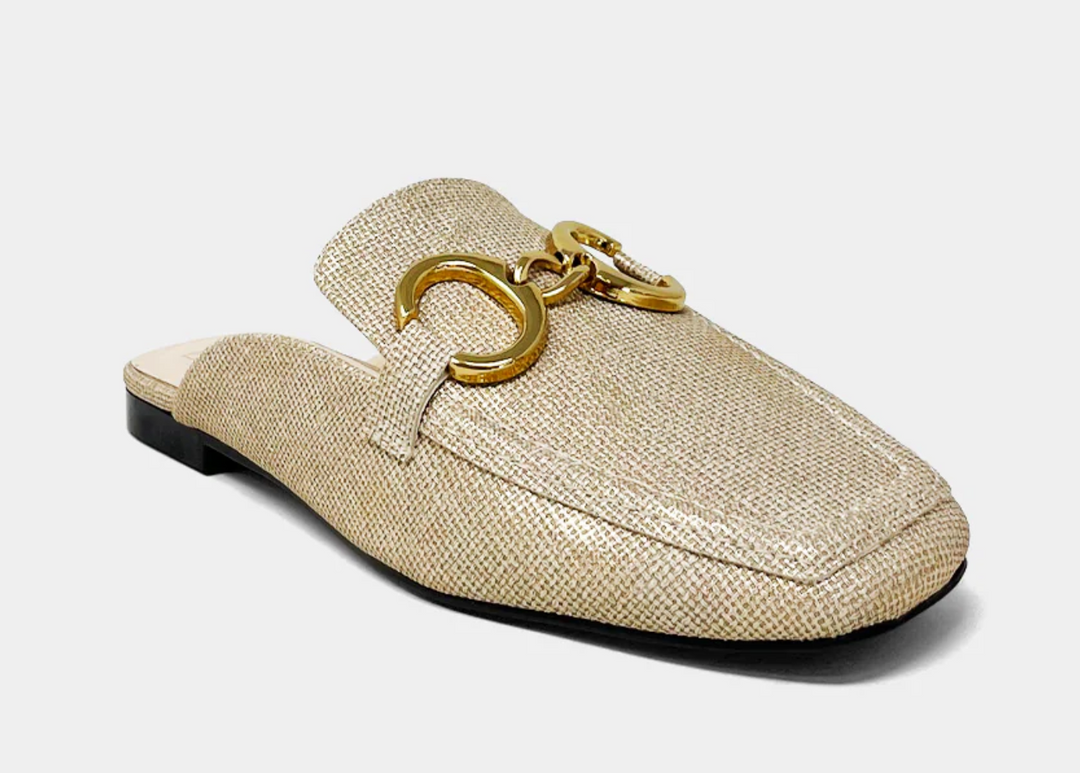 Andromeda - Gold Slip On Loafers