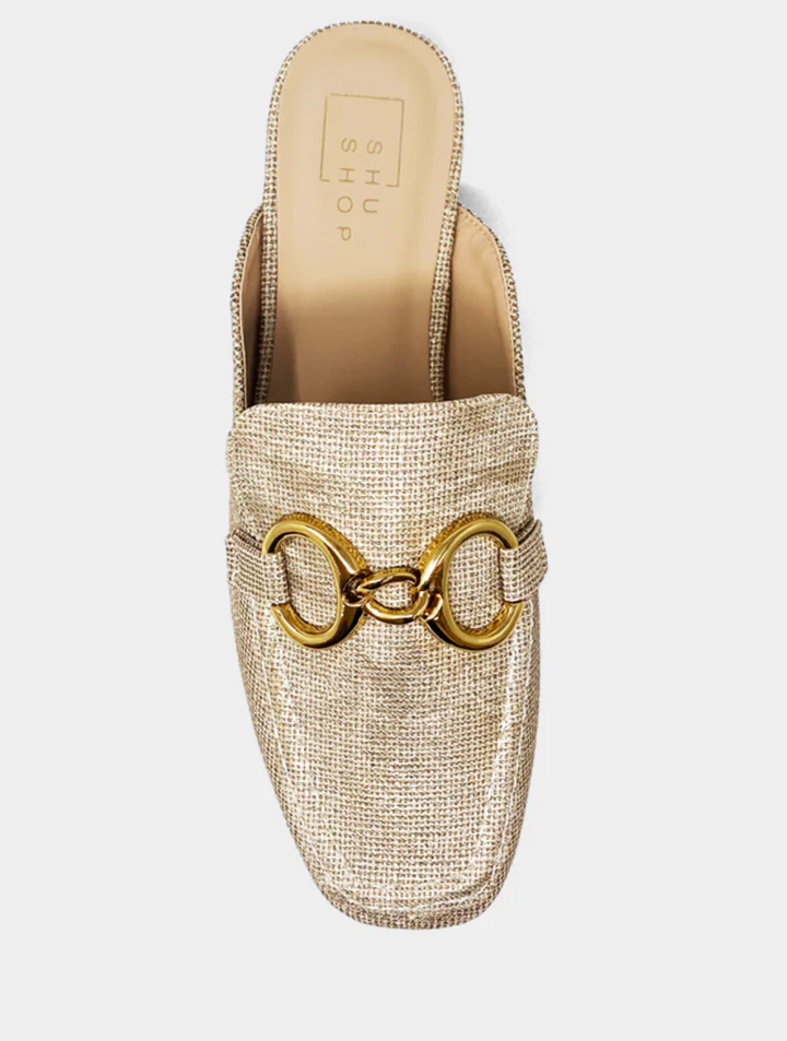 Andromeda - Gold Slip On Loafers