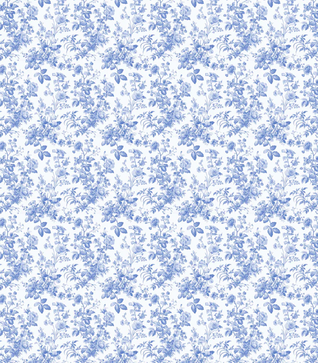 Beau Bottles - Grandmillenial Blue Floral (Veuve Edition)