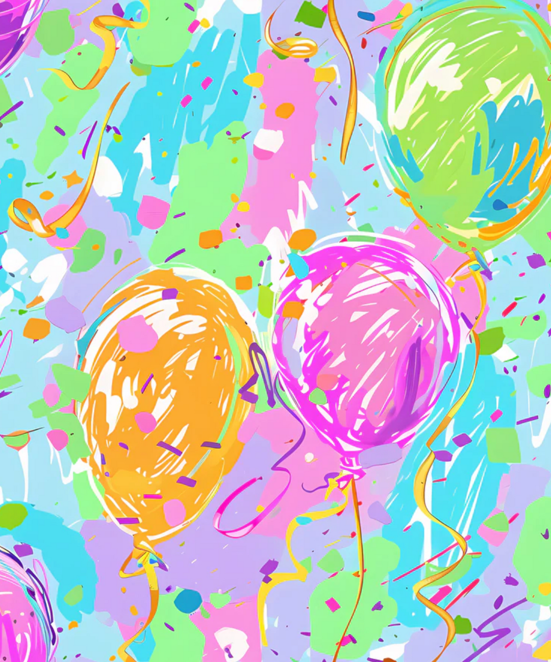 Beau Bottles - Happy Birthday Balloons (Veuve Edition)