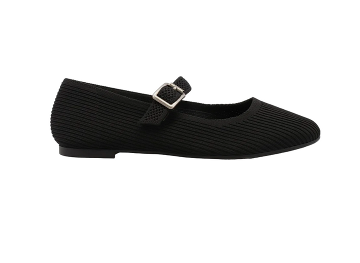 Brita - Mary Jane Flat (Black)