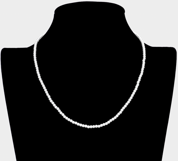 Ashli - Petite Pearl Necklace