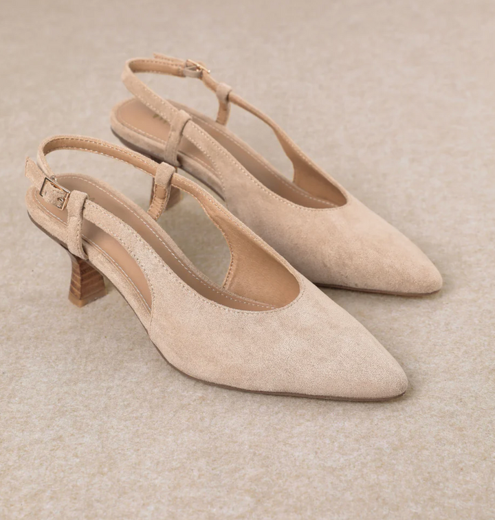 Miracle Mile - Kitty Heel (Beige)
