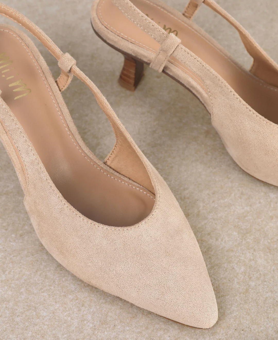 Miracle Mile - Kitty Heel (Beige)