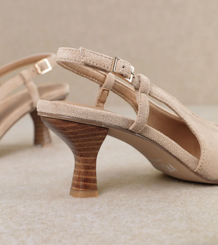Miracle Mile - Kitty Heel (Beige)