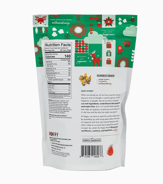 Poppy Popcorn - Reindeer Crunch