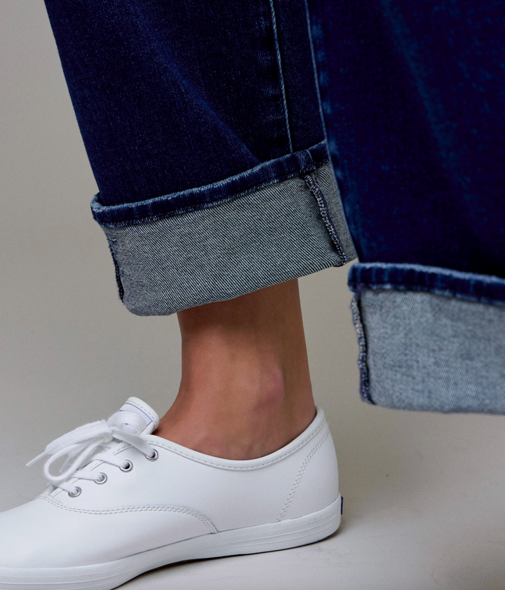 Julie - Dark High Rise Straight Leg Denim