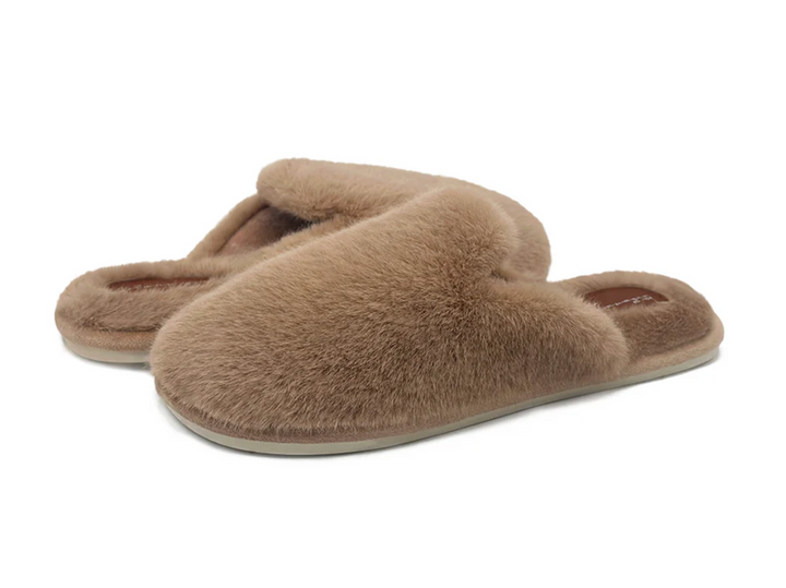 Vintage Havana - Salem Coffee Fur Slippers