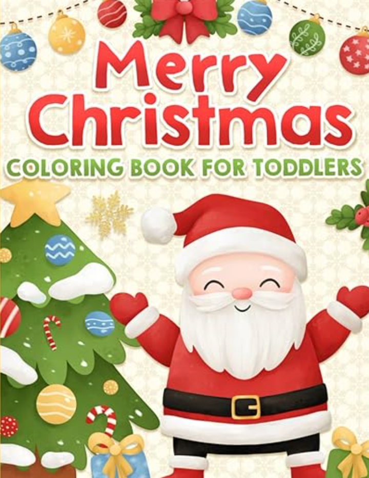 Christmas Coloring Book For Toddlers