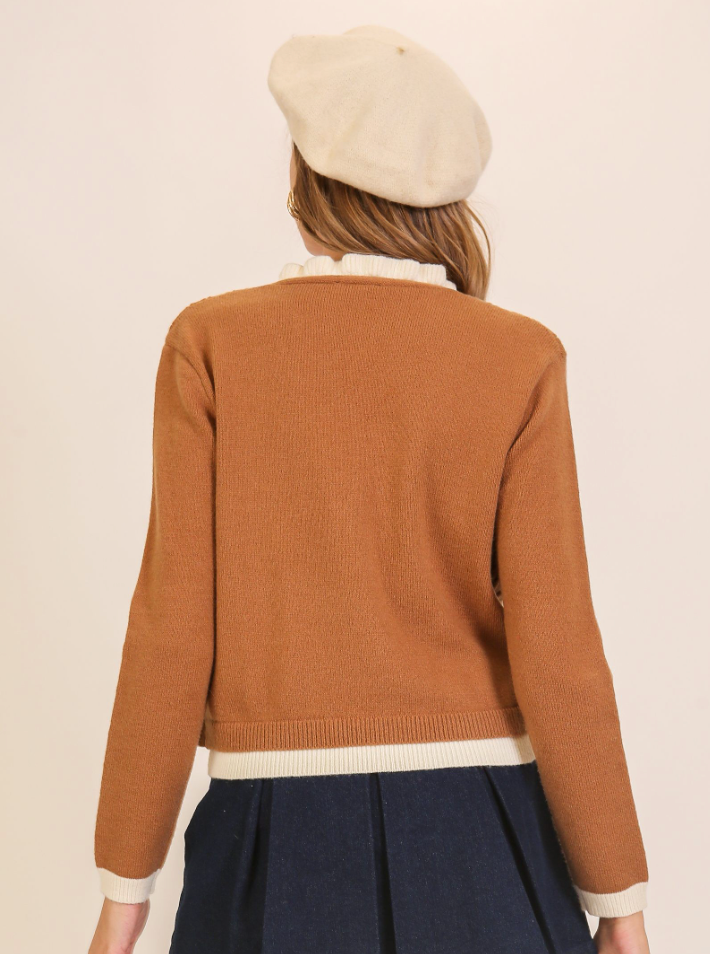 Cammie - Layered Cardigan Sweater