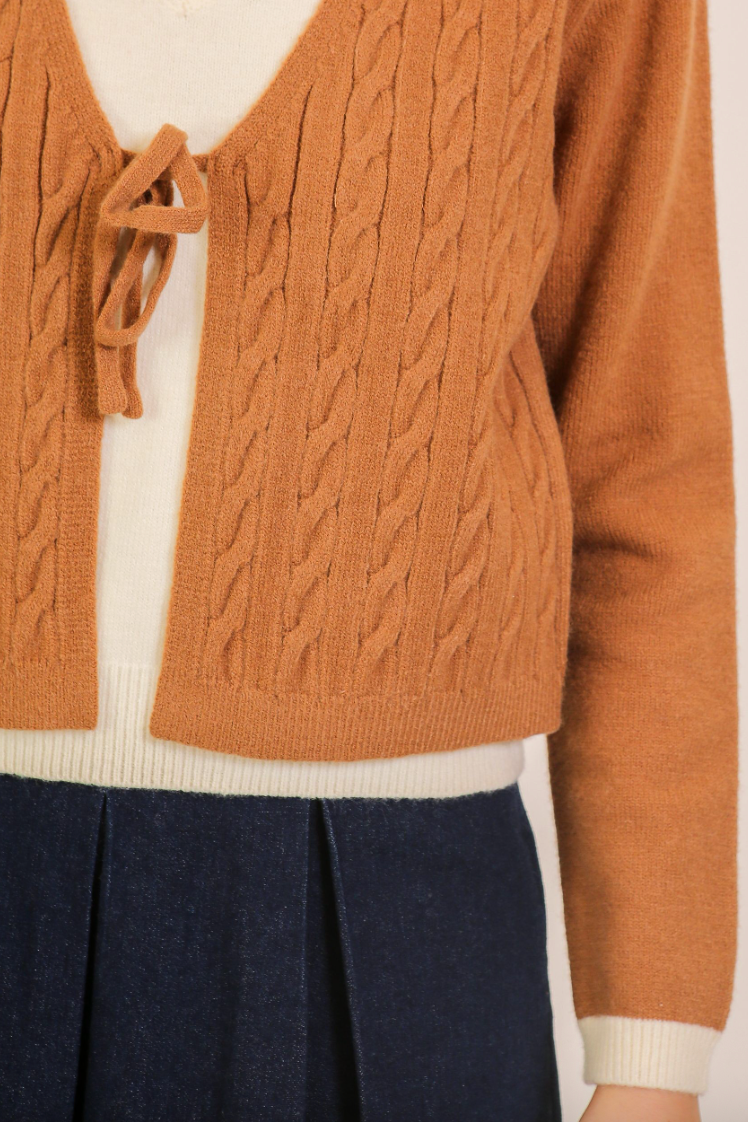 Cammie - Layered Cardigan Sweater
