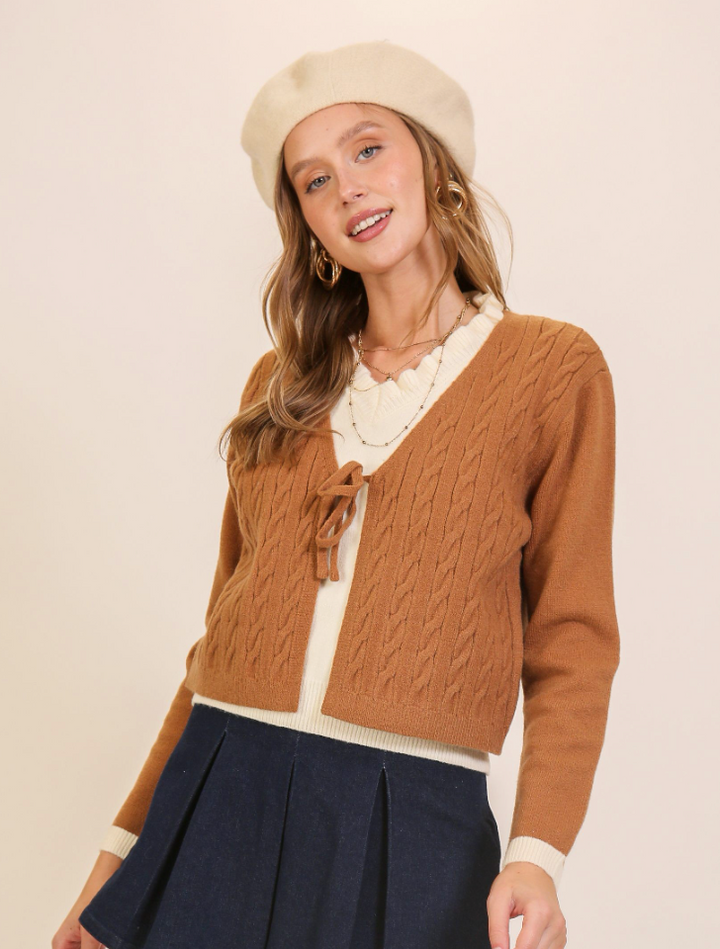 Cammie - Layered Cardigan Sweater