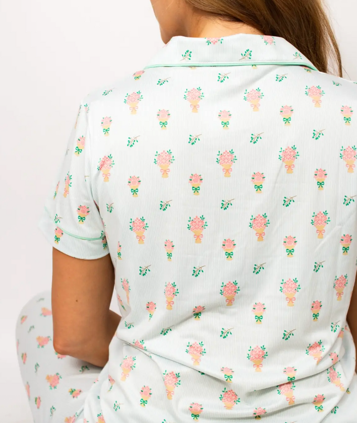 Love Blooms Here Sleep Short Set