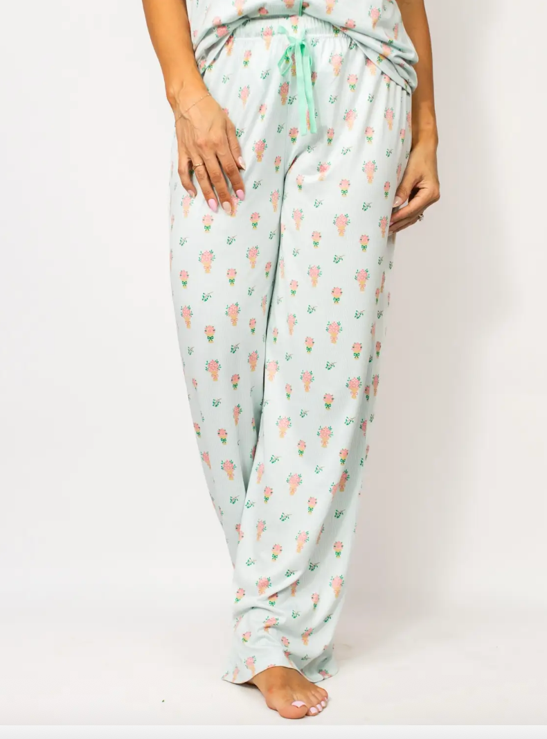 Love Blooms Here Sleep Pant Set