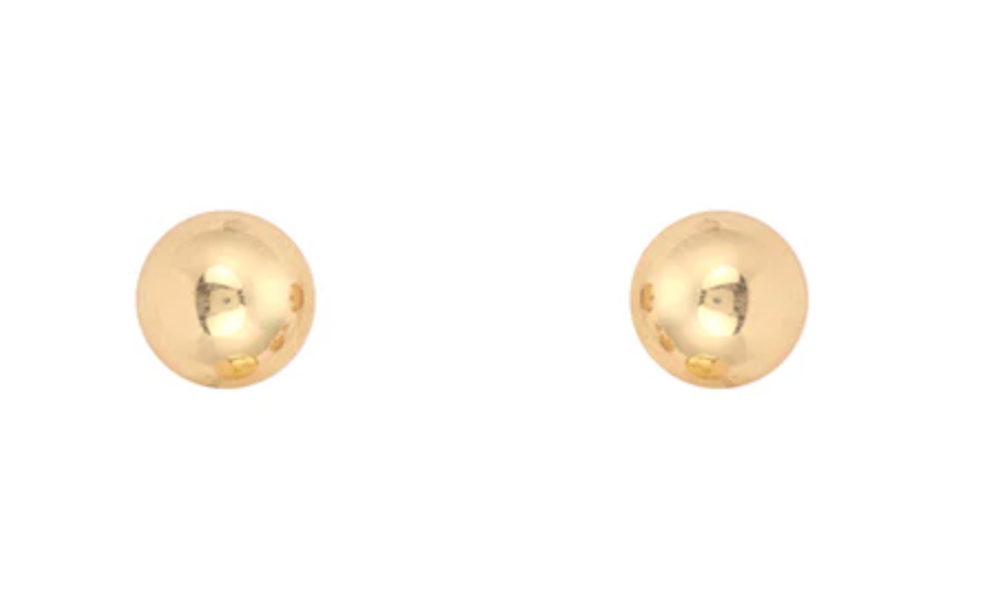 Lea - Gold Stud Earrings