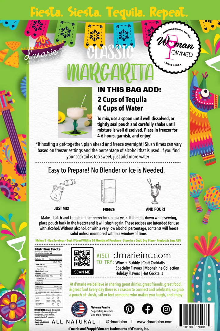 d'Marie - Classic Margarita Slush Mix