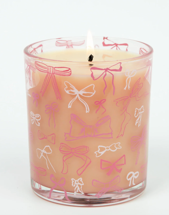 Sweet Grace Pink Bow Candle