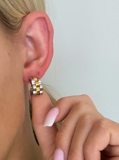 CHANSUTT - Small Two Tone Rolly Hoops