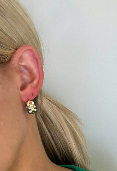 CHANSUTT - Small Two Tone Rolly Hoops
