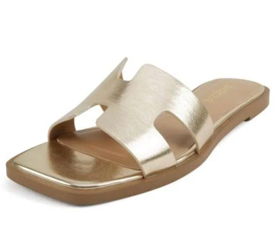 Noah - Geometric Sandal (Gold)