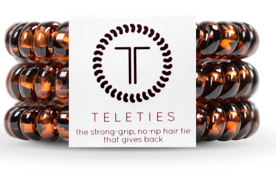 Teleties - Tortoise Spiral Hair Coils (Small)