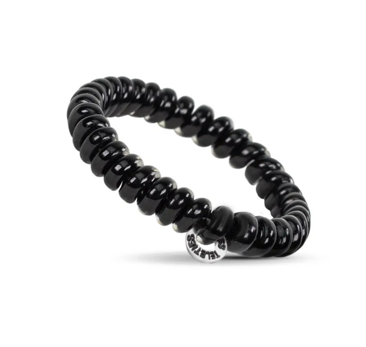 Teleties - Jet Black Spiral Hair Coils (Small)
