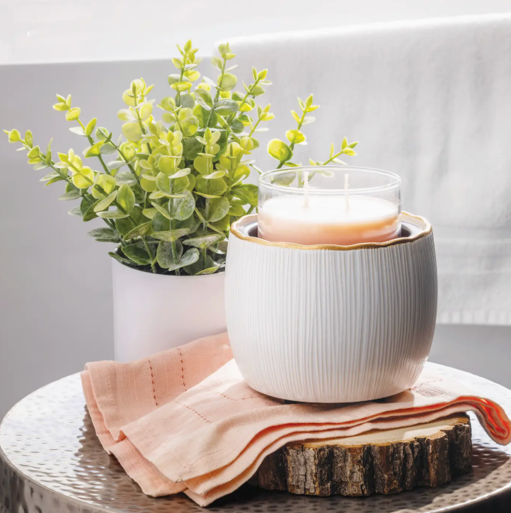 Crock Candle Warmer - Golden Ridges