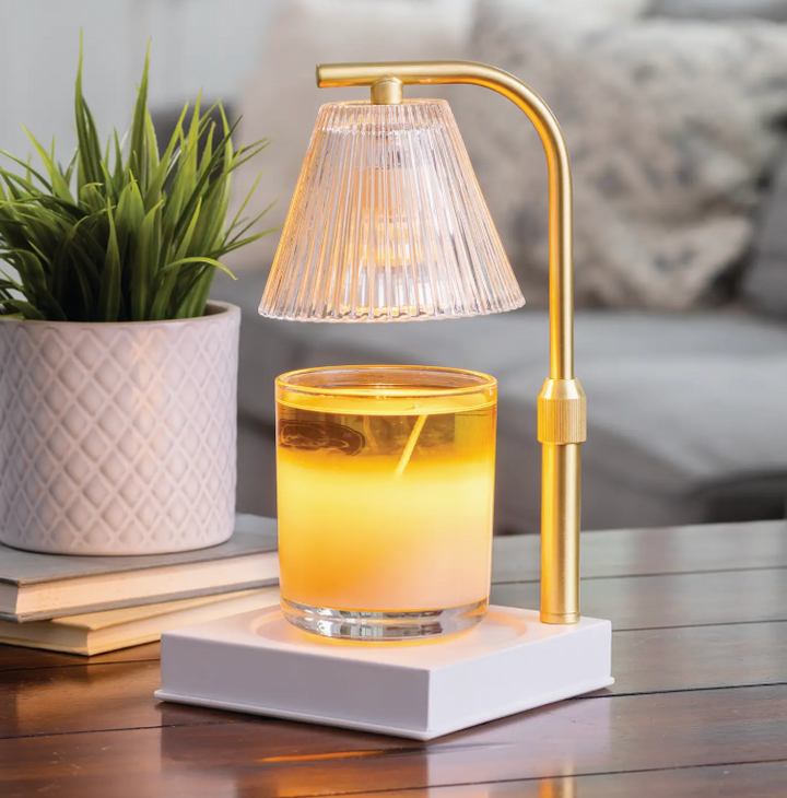 Gold Lamp Candle Warmer - Luna