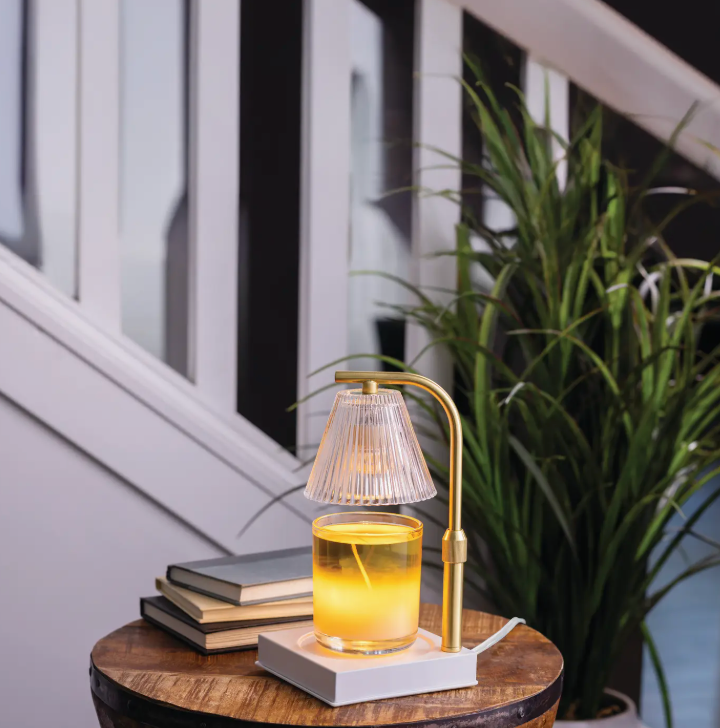 Gold Lamp Candle Warmer - Luna