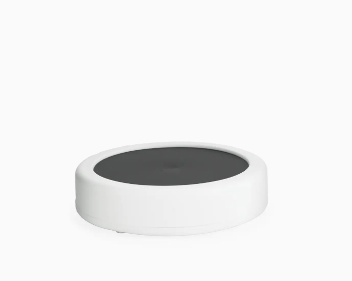 White Timer Candle Plate Warmer