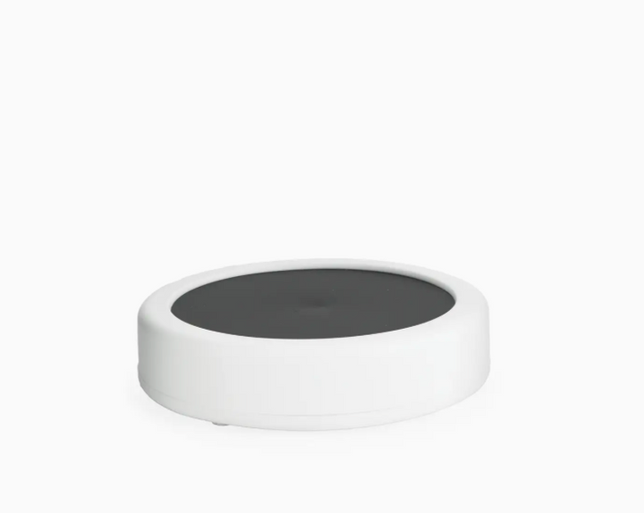 White Timer Candle Plate Warmer