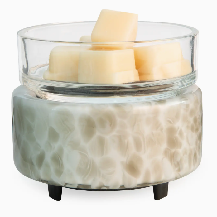2-in1 Classic Warmer - Swirl Glass