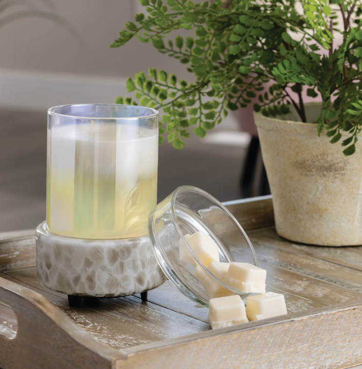 2-in1 Classic Warmer - Swirl Glass