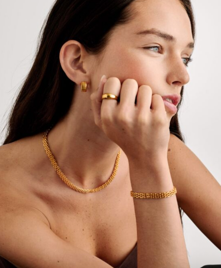 Katie Loxton - Braid Chain Waterproof Gold Necklace