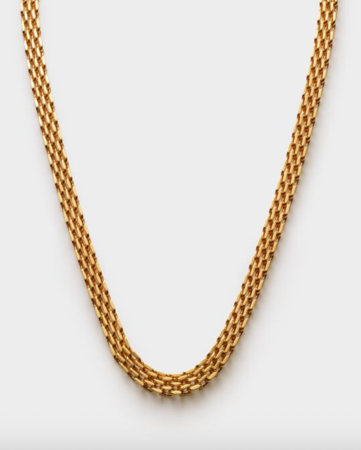 Katie Loxton - Braid Chain Waterproof Gold Necklace