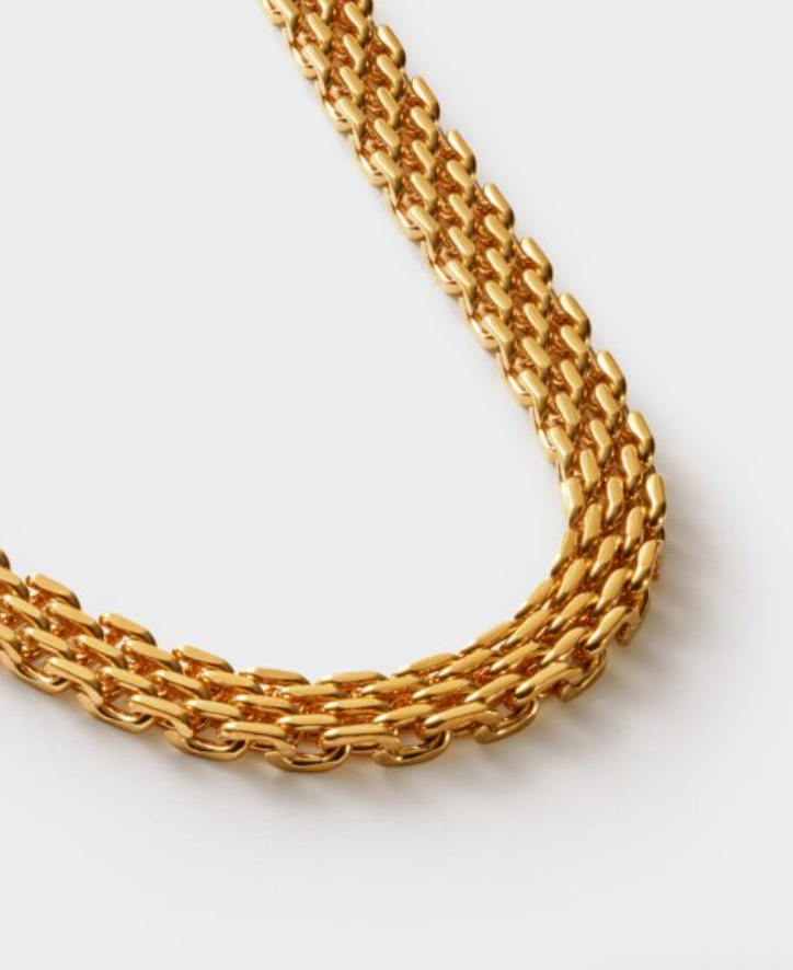 Katie Loxton - Braid Chain Waterproof Gold Necklace