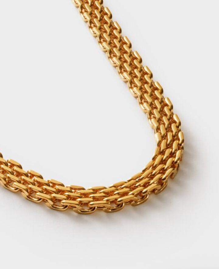 Katie Loxton - Braid Chain Waterproof Gold Necklace