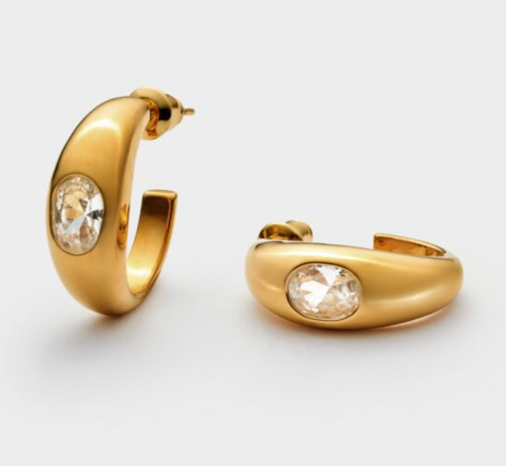 Katie Loxton - Ayla Waterproof Gold Hoop Earrings