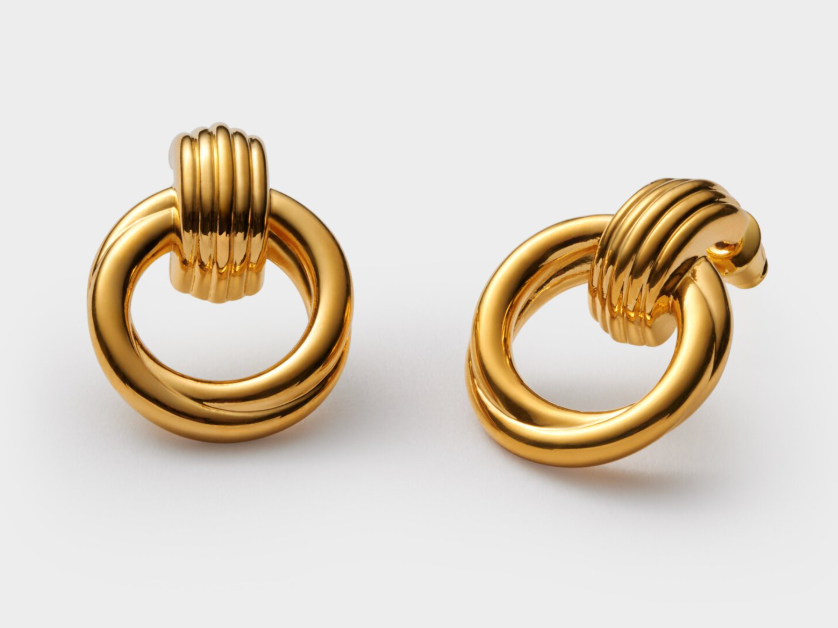 Katie Loxton - Demi Waterproof Gold Oversized Stud Earrings