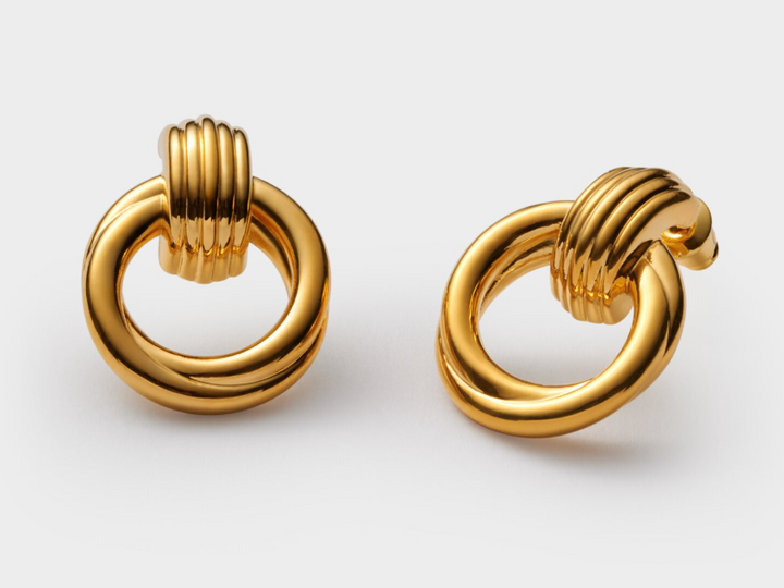 Katie Loxton - Demi Waterproof Gold Oversized Stud Earrings