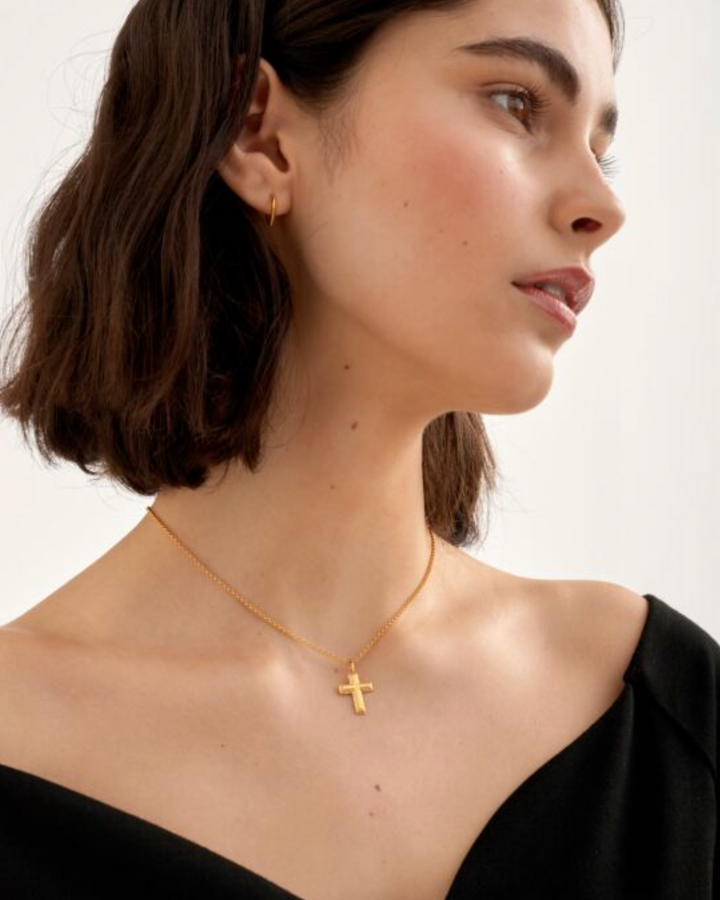 Katie Loxton - Cross Waterproof Gold Necklace