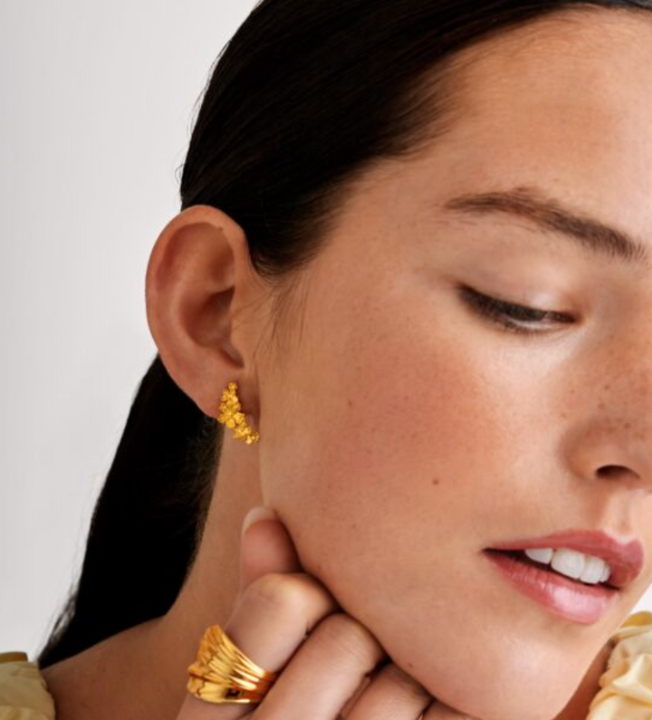Katie Loxton - Floramour Waterproof Gold Crawler Earrings
